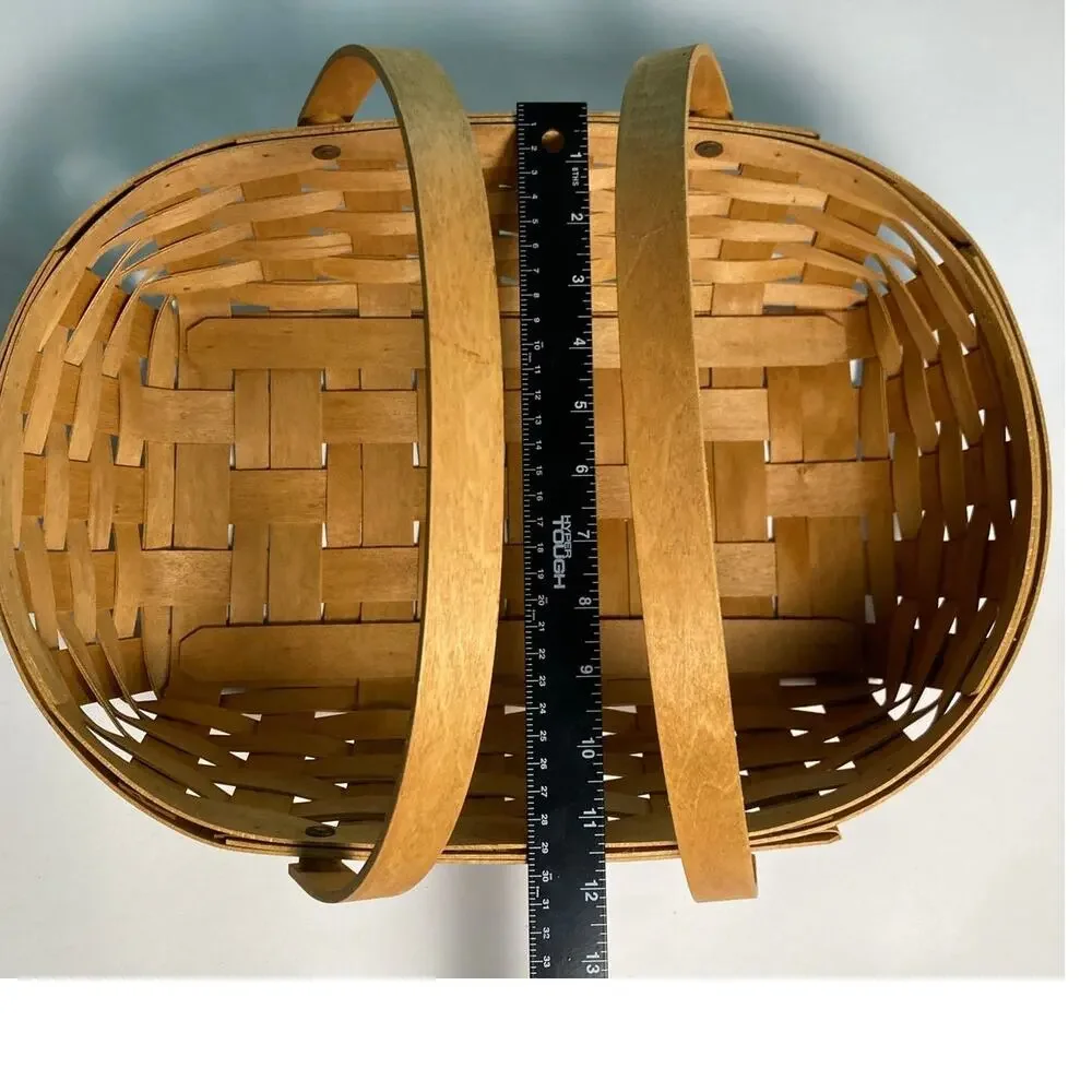 2007 Longaberger Oval Gathering Basket 16